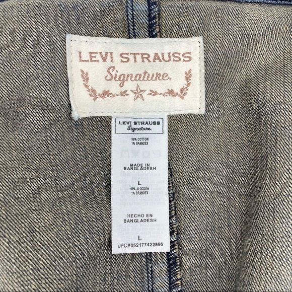 Levi Strauss Signature Denim Button Up Jacket - Picture 7 of 7